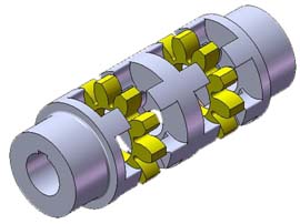 ZT-S型雙彈性星型彈性聯(lián)軸器